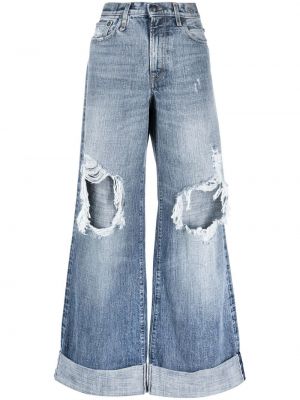 Zerrissene jeans ausgestellt R13 blau