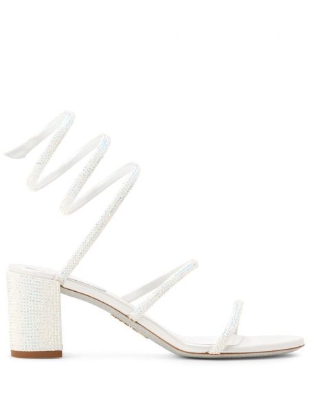 Kožne sandale Rene Caovilla bijela