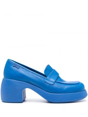Pantofi loafer din piele Camper albastru