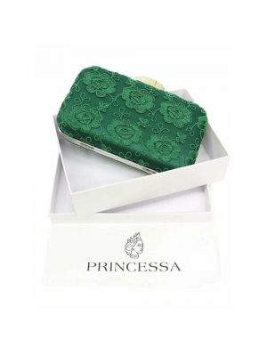 Клатч с карманами Princessa зеленый