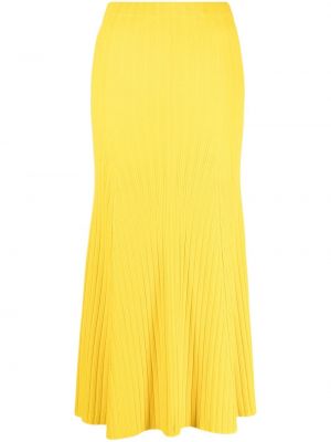 Pletené dlouhá sukně Roberto Collina žluté