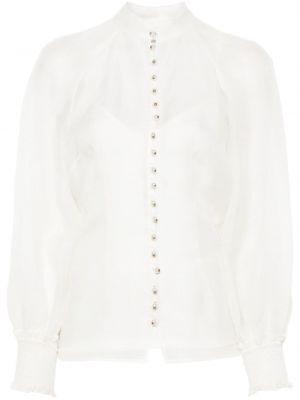 Lininė marškiniai Zimmermann balta