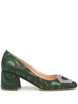 Полуотворени обувки Rupert Sanderson зелено
