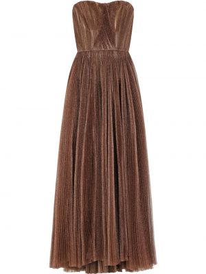Vestido de noche Dolce & Gabbana marrón