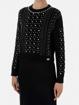 Пуловер Elisabetta Franchi черный