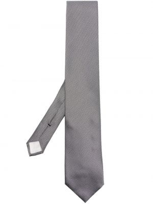 Cravată de mătase cu imprimeu geometric din jacard Tom Ford