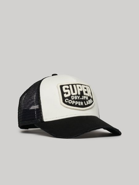 Gorra de malla Superdry negro