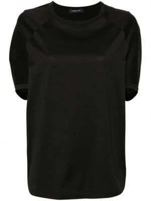 Βαμβακερή μπλούζα Fabiana Filippi μαύρο