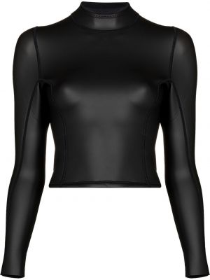 Crop top Abysse svart