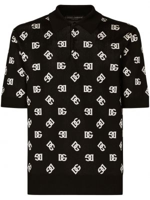 Polo majica iz žakarda Dolce & Gabbana