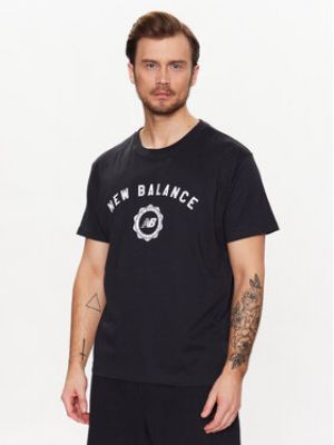 New Balance T-Shirt MT31904  Relaxed Fit - Černá