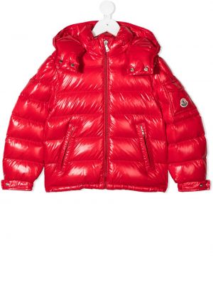 Lang pels for jenter Moncler Enfant rød