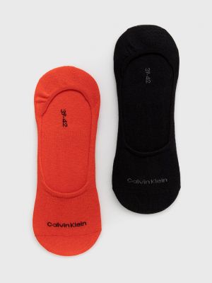Чорапи Calvin Klein червено