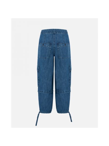Pantalones cargo bootcut con bolsillos Isabel Marant azul