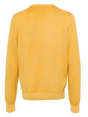 Sweter wełniany Fileria żółty