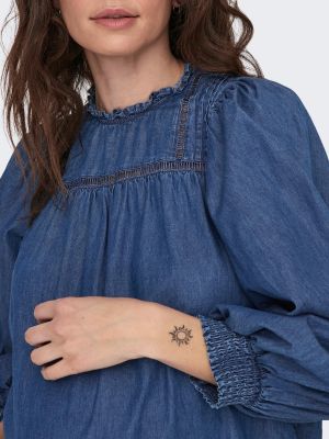 Robe en jean Only Maternity bleu