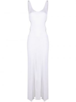 Αμάνικη μάξι φόρεμα Chloé λευκό