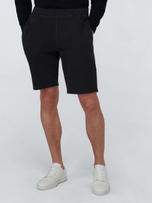 Shorts en coton Sunspel noir