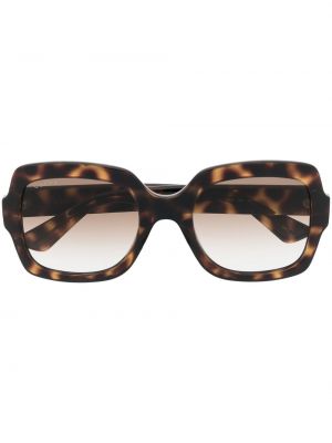 Oversized glasögon Gucci Eyewear brun