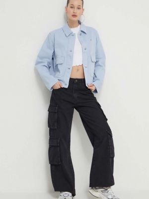 Kurtka jeansowa Tommy Jeans niebieska