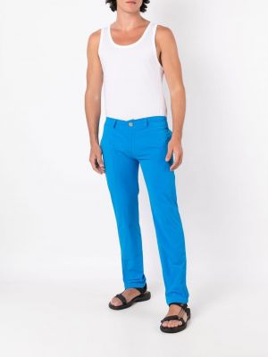 Kalhoty s nízkým pasem skinny fit Amir Slama modré