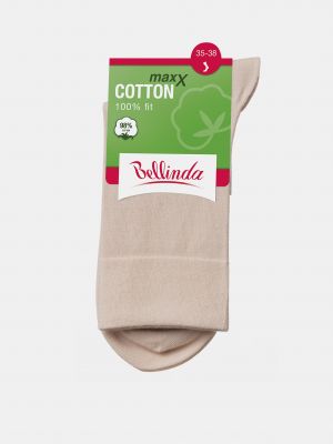 Bavlněné ponožky Bellinda béžové