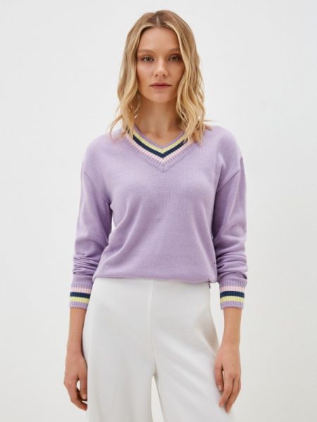 Пуловер Tu.tri фиолетовый