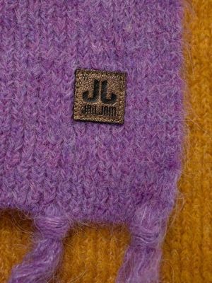 Шерстяной шарф Jail Jam фиолетовый