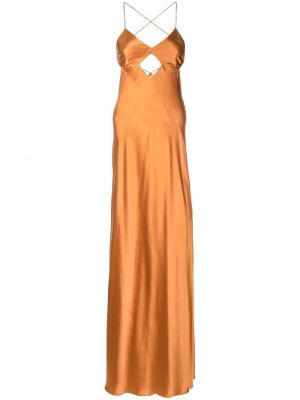 Βραδινό φόρεμα Michelle Mason πορτοκαλί