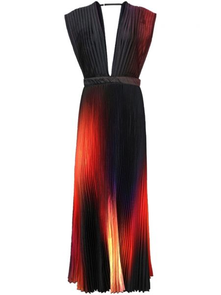 Večerní šaty s přechodem barev L'idée černé