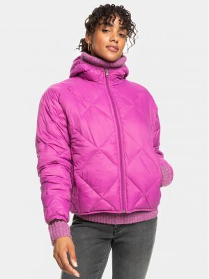 Kapucnis kabát Roxy rózsaszín