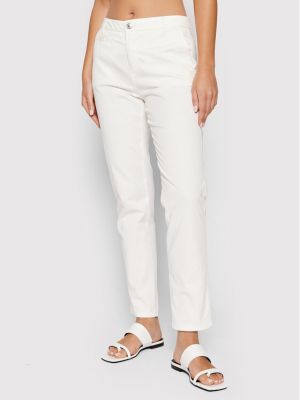 Chino панталони slim United Colors Of Benetton бяло