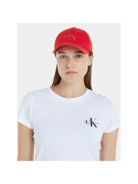 Cappello con visiera Calvin Klein Jeans rosso