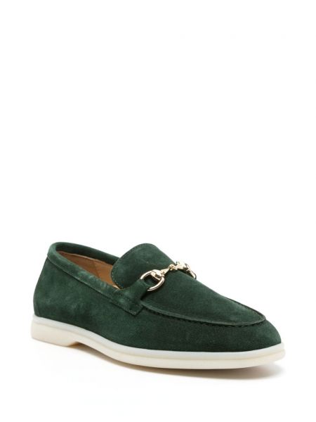 Semišové loafers Scarosso zelené