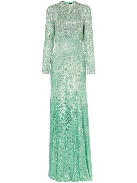 Abiye elbise Jenny Packham yeşil