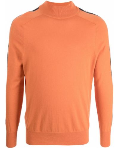 Jersey a rayas de punto de tela jersey N.peal naranja