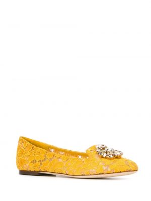 Pantuflas Dolce & Gabbana amarillo
