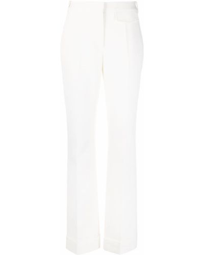 Pantalones de cintura alta Victoria Beckham blanco