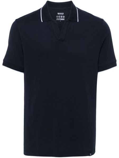 Tricou polo Boggi Milano albastru