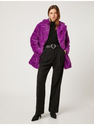 Kabát Koton fialový