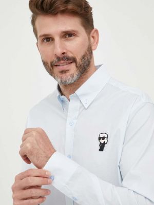 Риза Karl Lagerfeld синьо