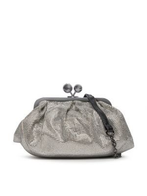 Estélyi táska Weekend Max Mara ezüstszínű
