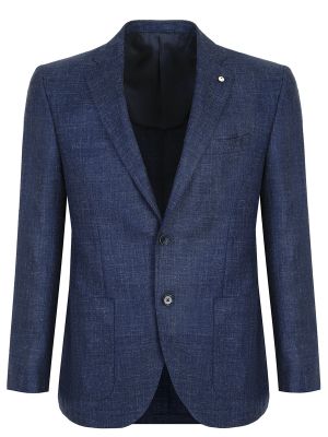 Шерстяной пиджак L.b.m. 1911 синий
