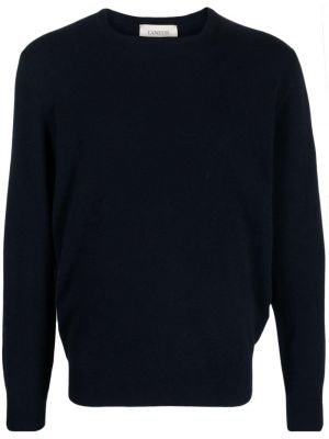 Кашмирен пуловер Laneus синьо