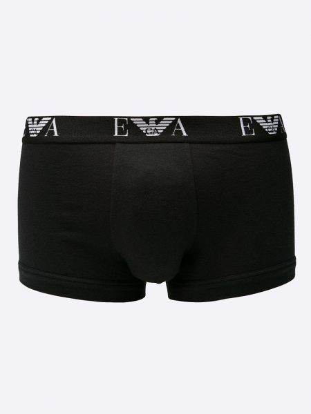 Slipy bawełniane slim fit Emporio Armani Underwear czarne