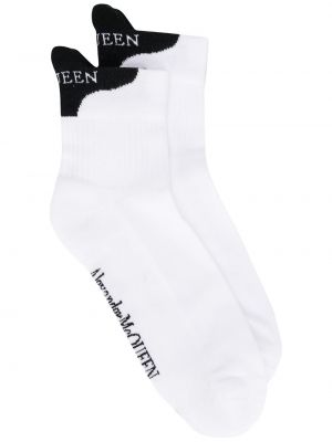 Ponožky Alexander Mcqueen bílé