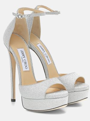 Sandale Jimmy Choo argintiu