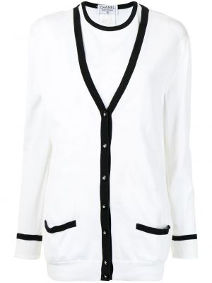 Cardigan Chanel Pre-owned bianco
