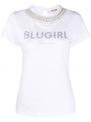 Tričko s potiskem Blugirl - Bílá