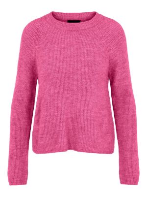 Пуловер Pieces розово